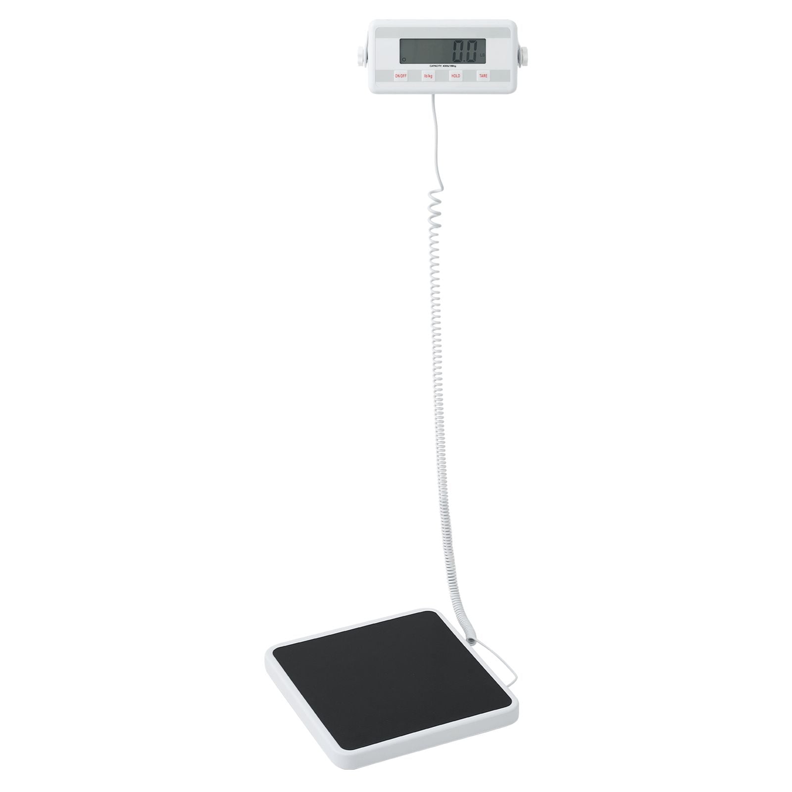Portable Medical Scale, Professional Digital Physician Scale for Weighing - with Anti-Slip Mat, 2 Units (kg/lb), Hold & Tare Function, 400LBS Capacity Physician Wight Scale for Gym Home Hospital