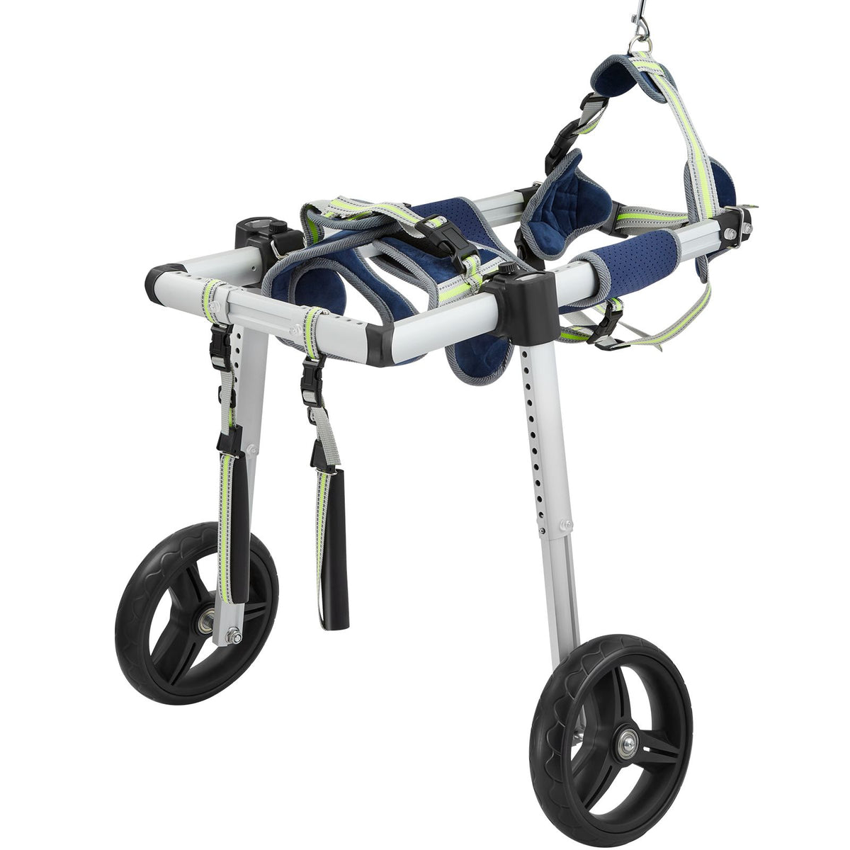 2 Wheels Dog Wheelchair for Back Legs, Pet Wheelchair Lightweight & Adjustable Assisting in Healing, Dog Cart/Wheelchair for Injured, Disabled, Paralysis, Hind Limb Weak Pet(M)