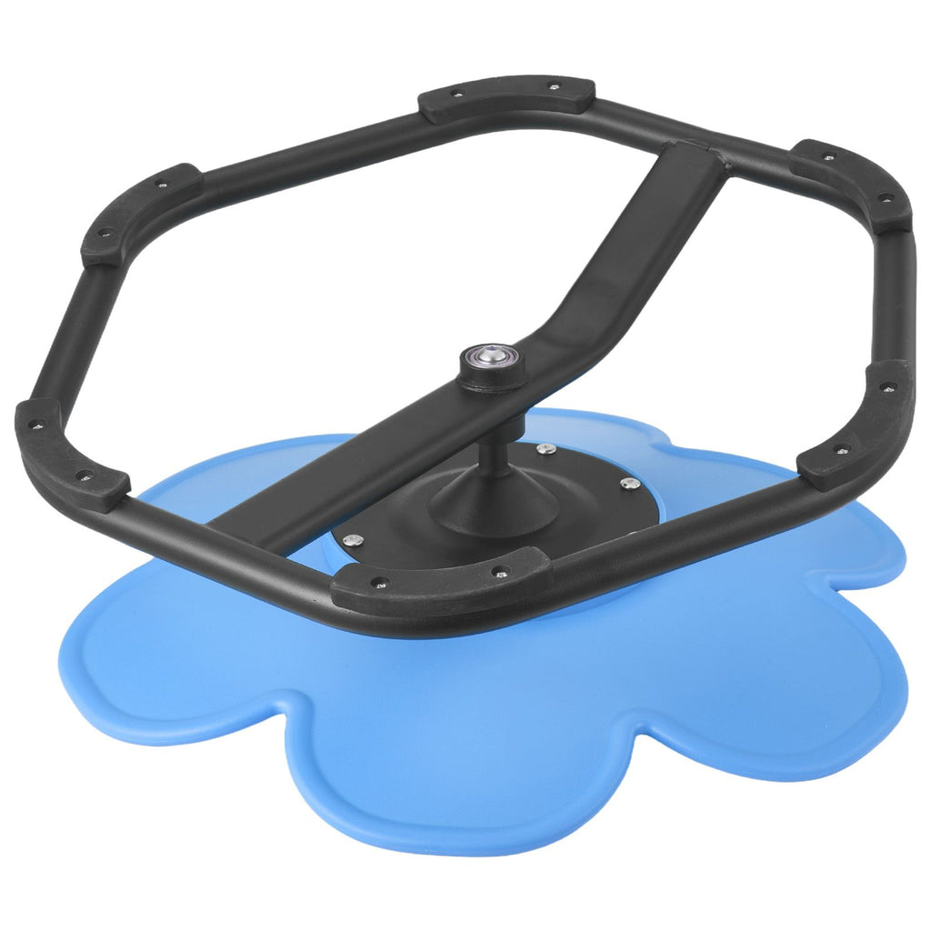 Kids Swivel Chair, 220 lbs Capacity, Flower Shape Sensory Spinning Chair, Autistic Kids Sensory Toy Seat with Non-Slip Metal Base, Toddler Sit & Spin Seat for Coordination Balance Focus, Blue