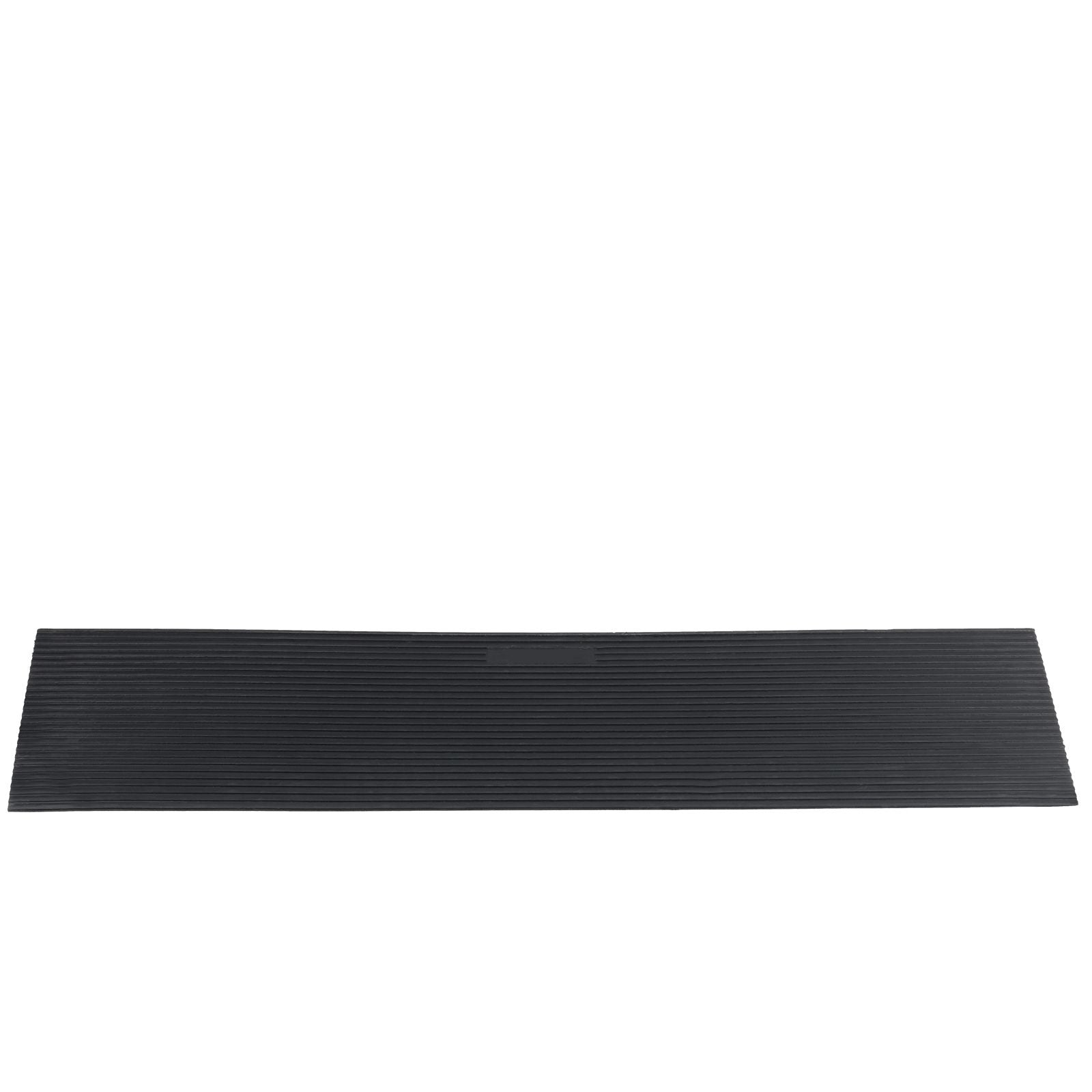 4 cm Rise Cuttable Threshold Ramp for Sweeping Robot, 90 cm Wide Natural Rubber Wheelchair Ramp, Non-Slip Solid Rubber Ramp with Double-Sided Tape for Doorways, Driveways, Bathroom, Smooth Tile