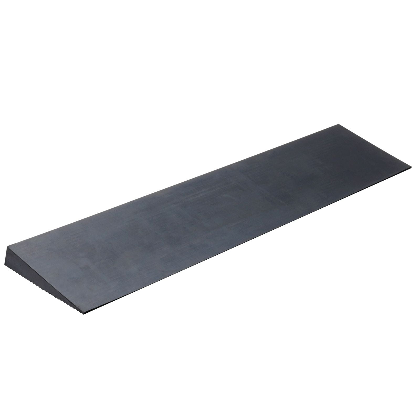 4 cm Rise Cuttable Threshold Ramp for Sweeping Robot, 90 cm Wide Natural Rubber Wheelchair Ramp, Non-Slip Solid Rubber Ramp with Double-Sided Tape for Doorways, Driveways, Bathroom, Smooth Tile