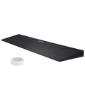 3 cm Rise Cuttable Threshold Ramp for Sweeping Robot, 90 cm Wide Natural Rubber Wheelchair Ramp, Non-Slip Solid Rubber Ramp with Double-Sided Tape for Doorways, Driveways, Bathroom, Smooth Tile