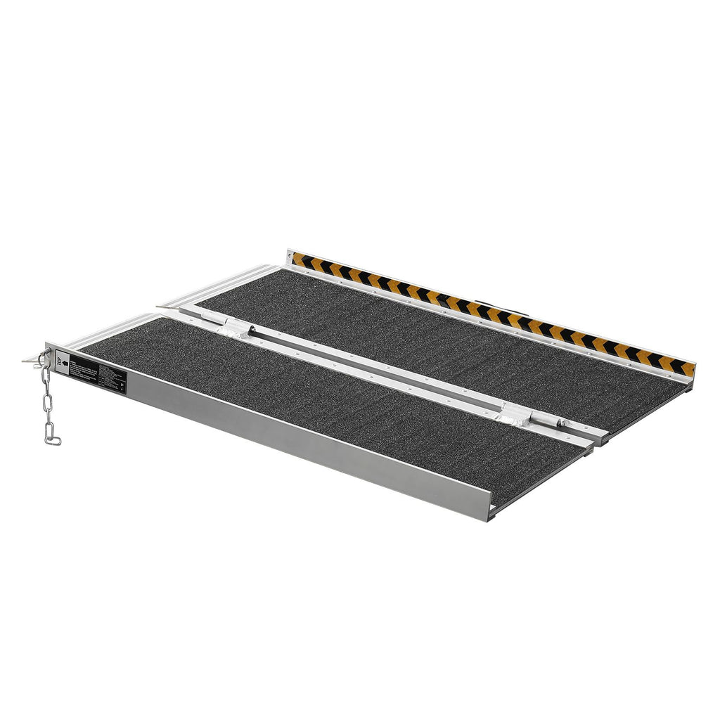 Portable Wheelchair Ramp 2FT, Non-Slip Aluminum Folding Handicap Ramp, Door Threshold Ramps for Wheelchair for Home,Wheel Chair Ramp Steps, Cars, Scooter, Cart, Curbs, Stairs