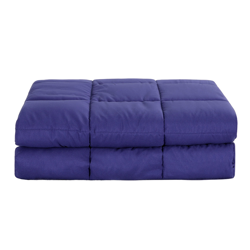 Giselle Bedding Weighted Blanket 6.8kg Kids Adults Heavy Gravity Relax Calm Blue