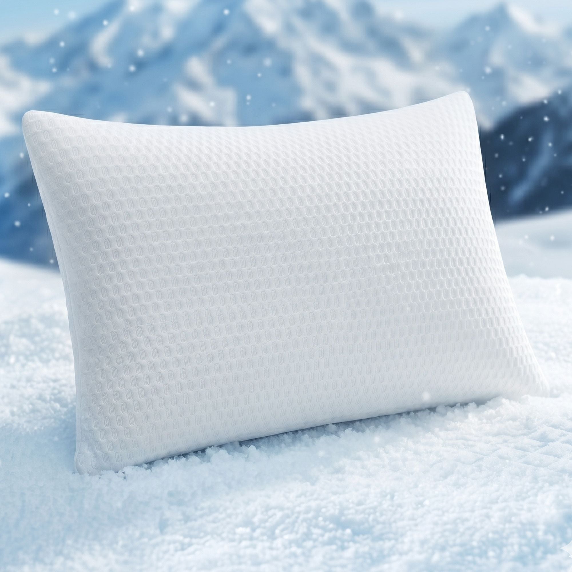 RoomSense Cooling Memory Foam Pillow Pillows 1 Pack, Anti-Flattening Bed Pillows for Hot Sleepers, Adjustable Shredded Gel Side Sleeper Pillow for Neck Support, Washable Cover, 72x50x15cm